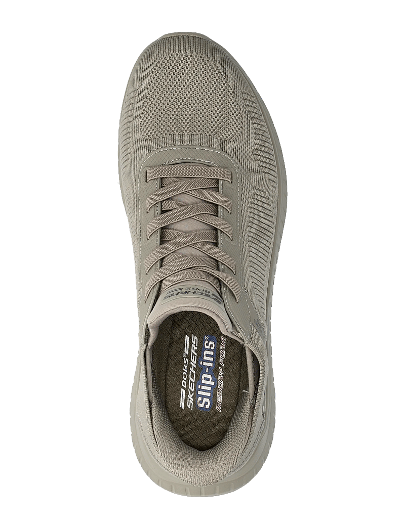 Skechers - Men BOBS SQUAD CHAOS SOLID STEP - lave sneakers - olv - 3