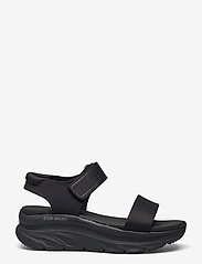Skechers - Womens Relaxed Fit D'Lux Walker Sandal - New Block - flat sandals - bbk black - 1