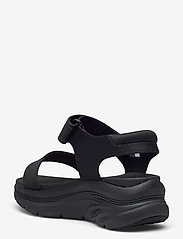 Skechers - Womens Relaxed Fit D'Lux Walker Sandal - New Block - zempapēžu sandales - bbk black - 2