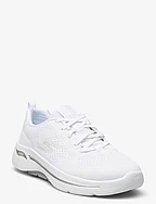 Womens Go Walk Arch Fit - Motion Breeze - WSL WHITE SILVER