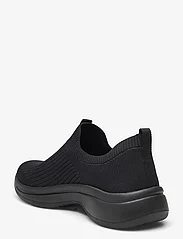 Skechers - Womens Go Walk  Arch Fit  - Iconic - slip-on sneakers - bbk black - 2