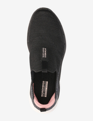 Skechers - Womens Go Walk  6 - Glimmering - slip-on sneakers - bkpk black pink - 3
