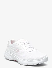 Skechers - Womens Go Walk 6 - Iconic Vision - low top sneakers - wpk white pink - 0