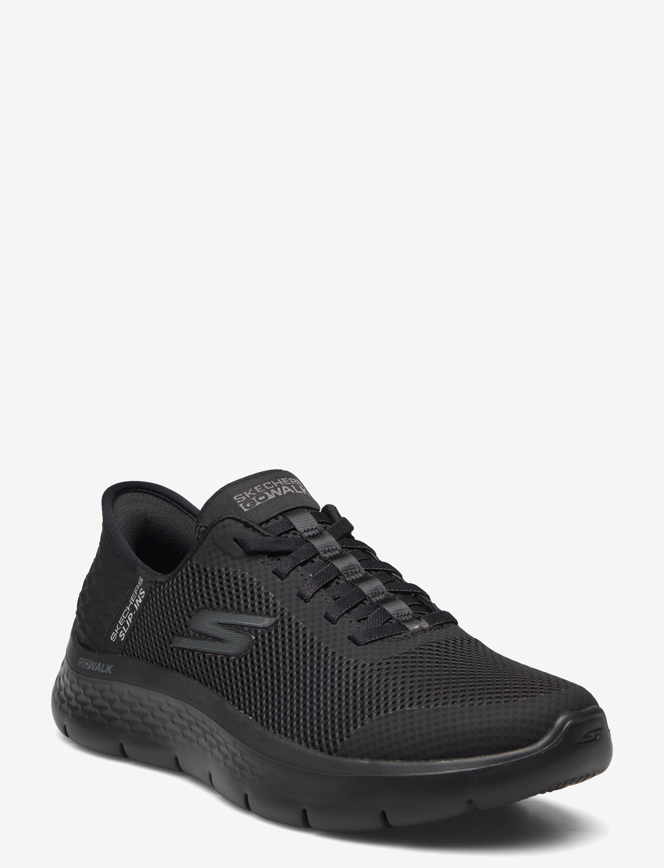 Skechers - GO WALK FLEX - GRAND ENTRY - låga sneakers - bbk black - 0
