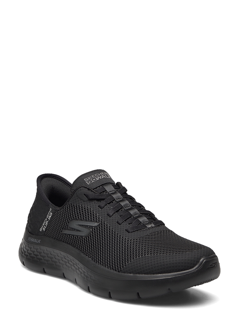 Skechers - GO WALK FLEX - GRAND ENTRY - låga sneakers - bbk black - 0