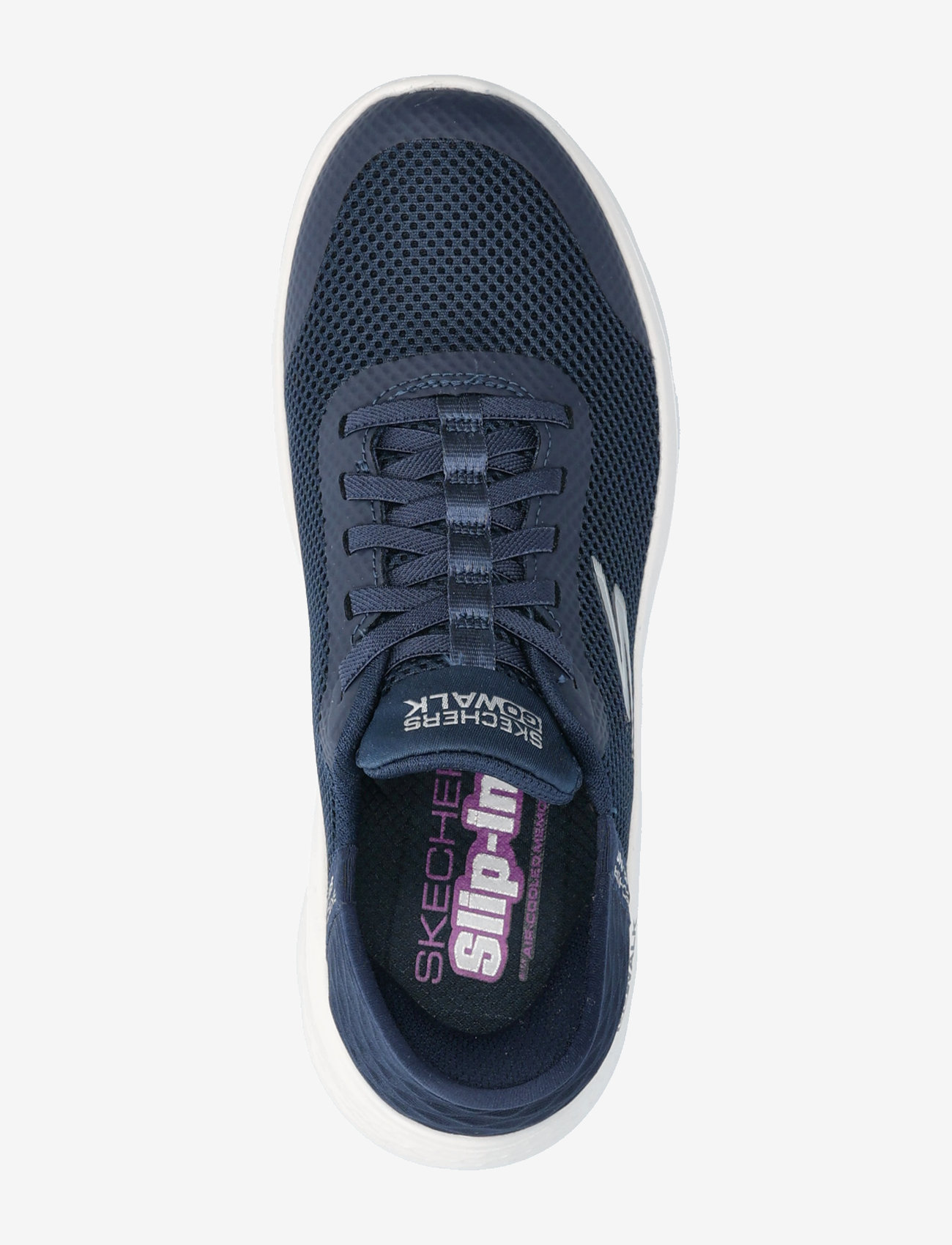 Skechers - GO WALK FLEX - GRAND ENTRY - low top sneakers - nvw navy white - 3