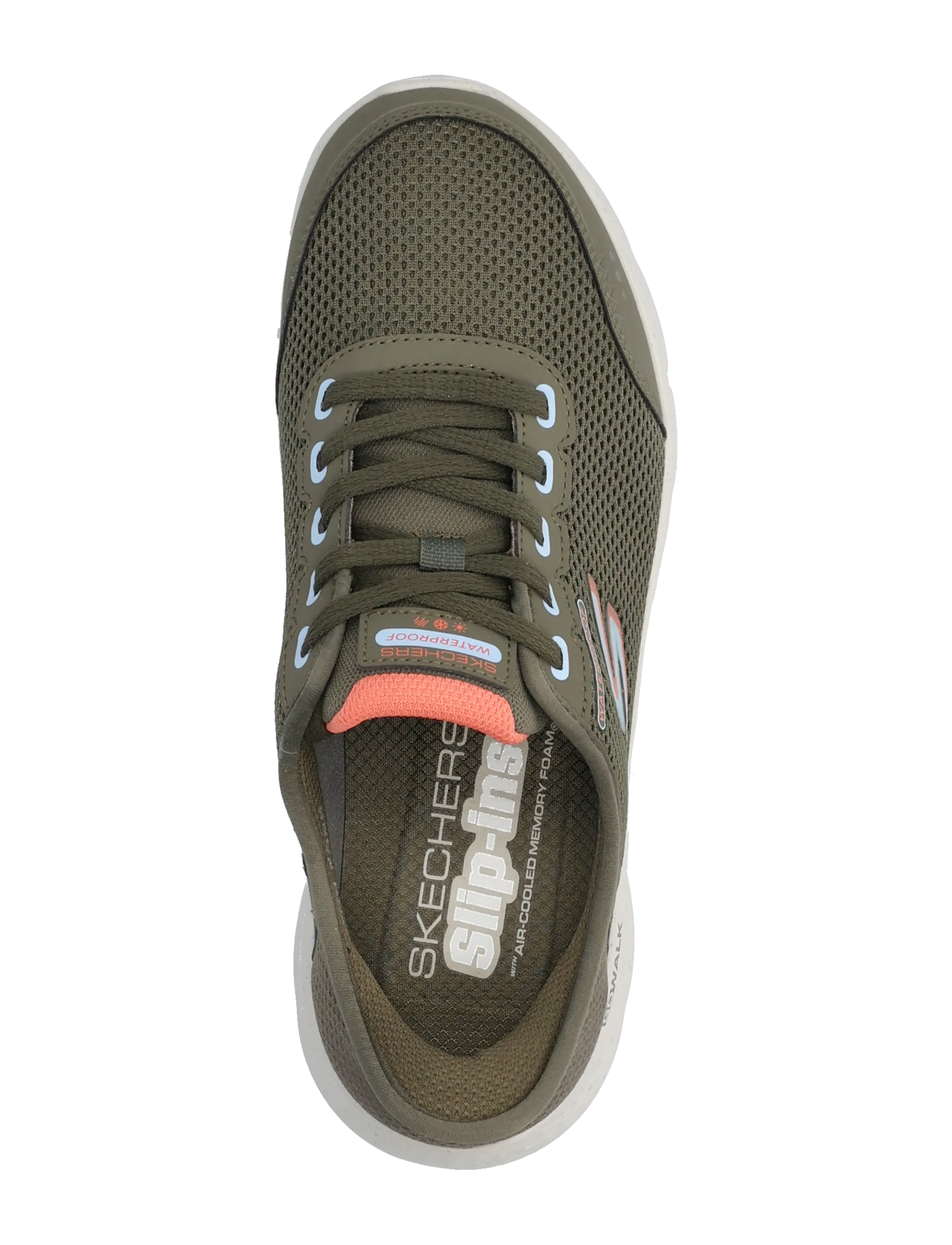 Skechers - GO WALK FLEX CLEAR CREEK - låga sneakers - olv - 3