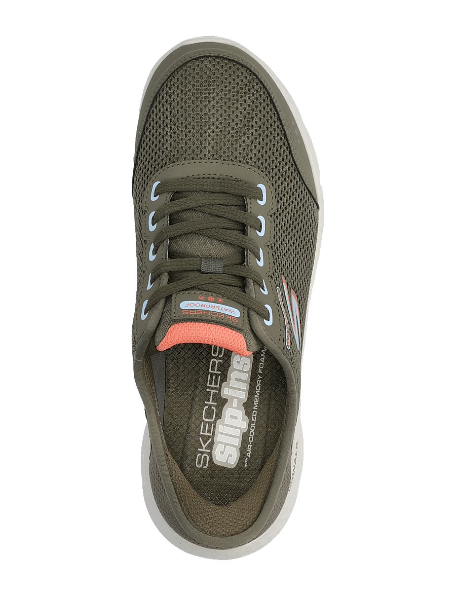 Skechers - GO WALK FLEX CLEAR CREEK - lave sneakers - olv - 3
