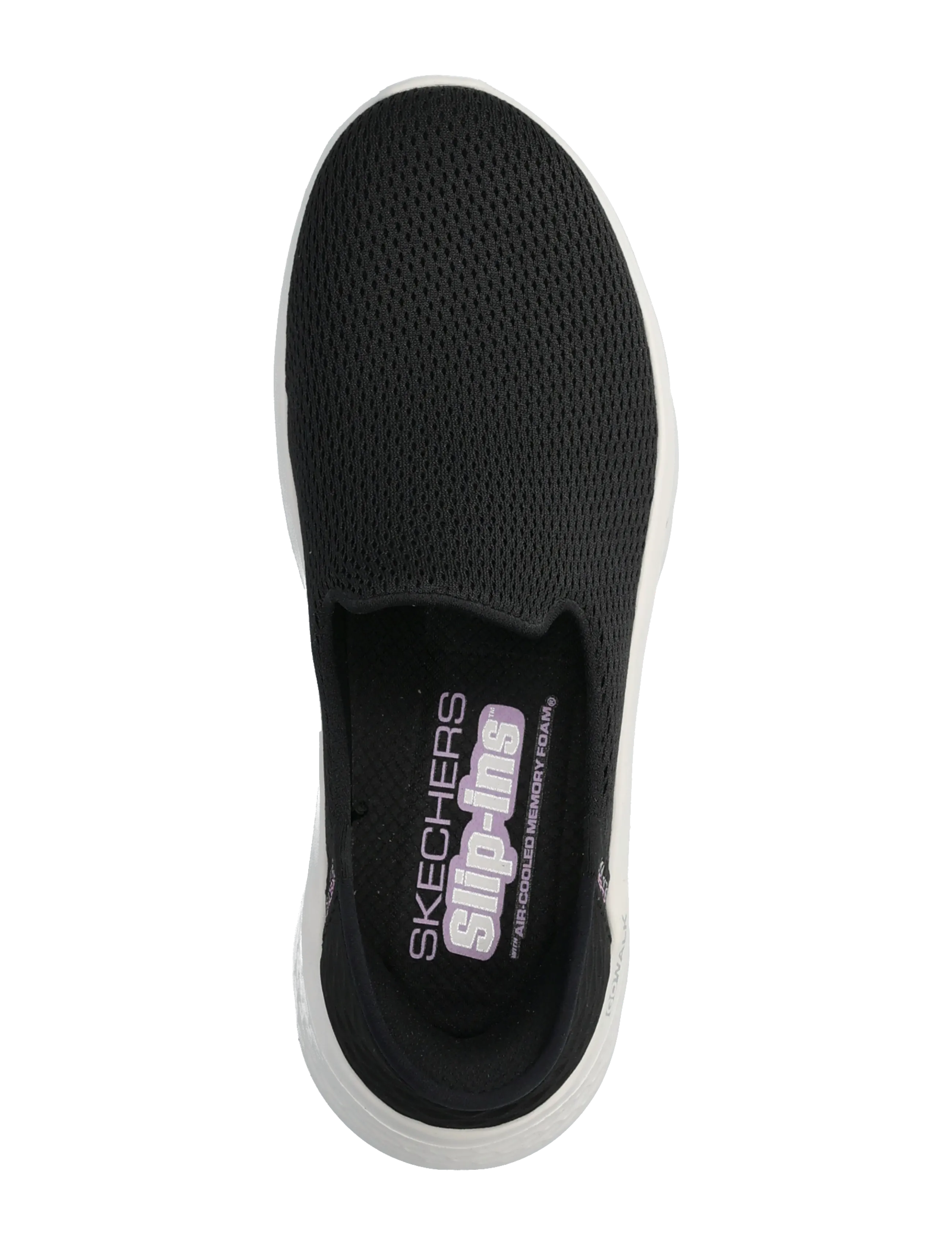 Skechers - GO WALK FLEX - RELISH - låga sneakers - bkw - 3