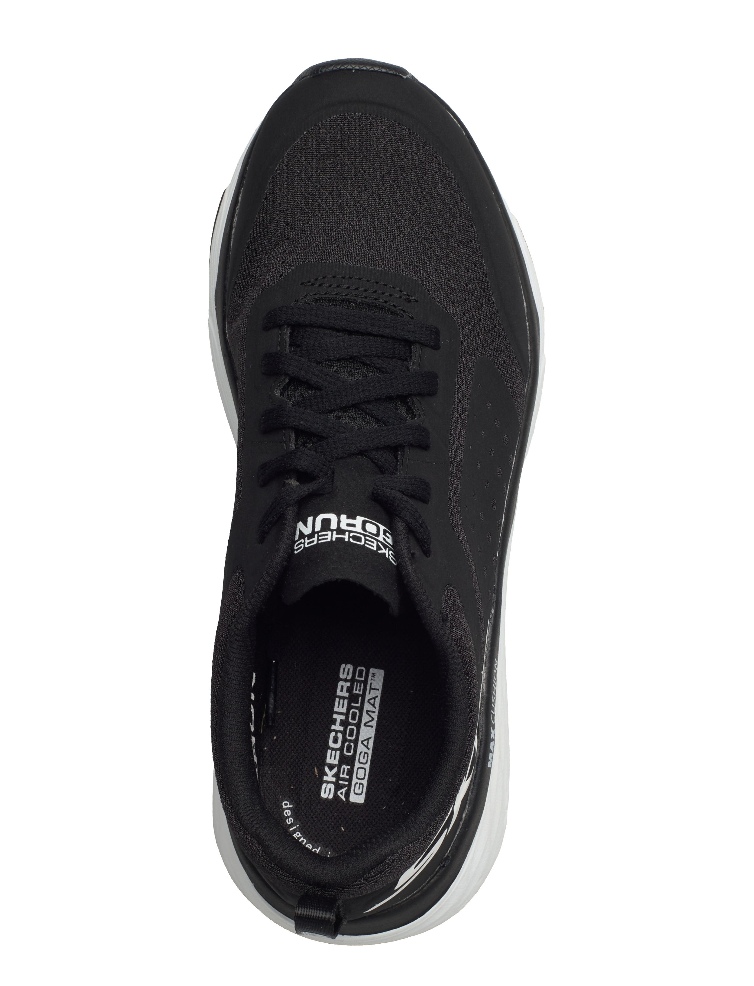Skechers - Womens Max Cushioning Elite - bkw black white - 3