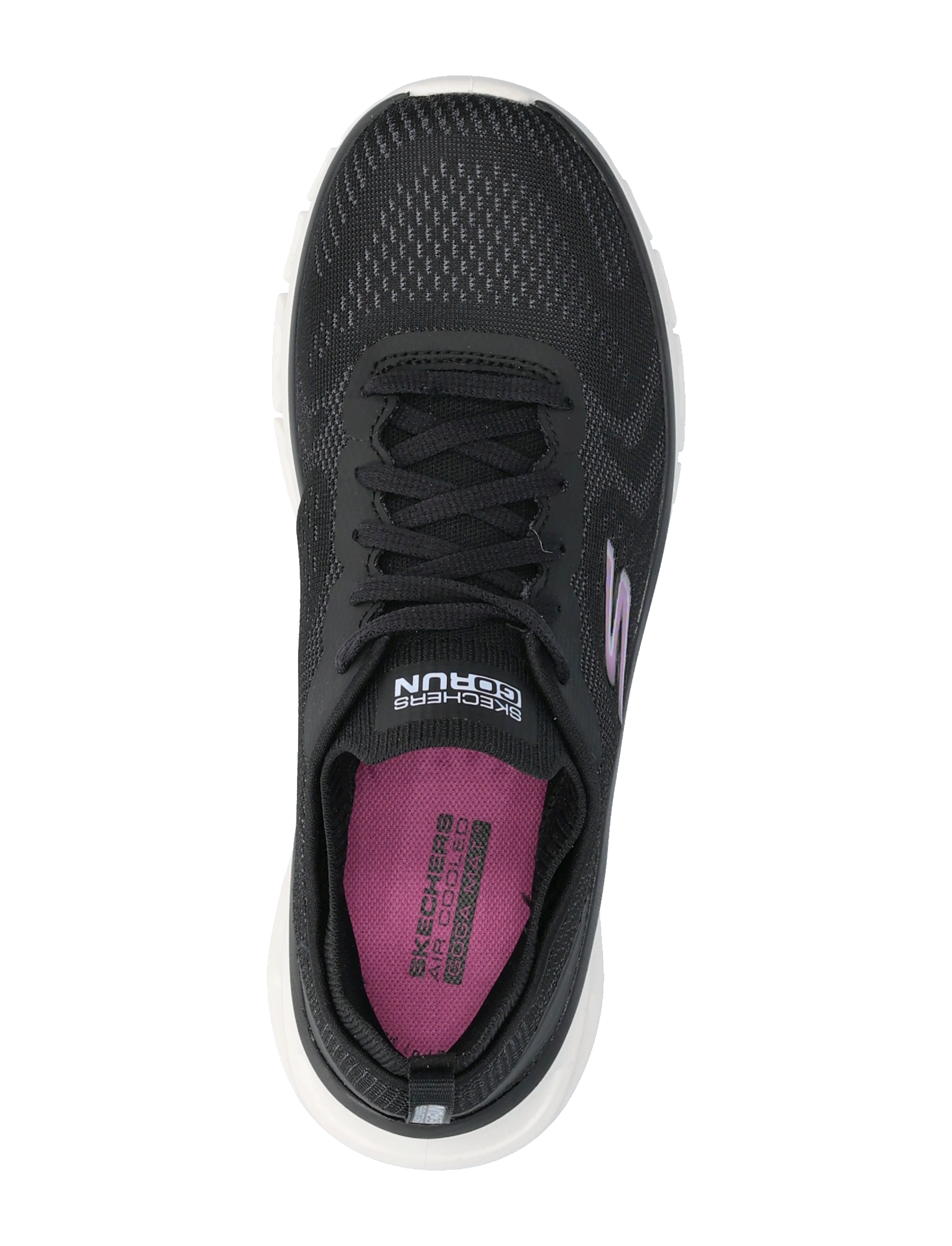 Skechers - Womens GO RUN  Glide-Step Flex  - Skylar - bkw black white - 3