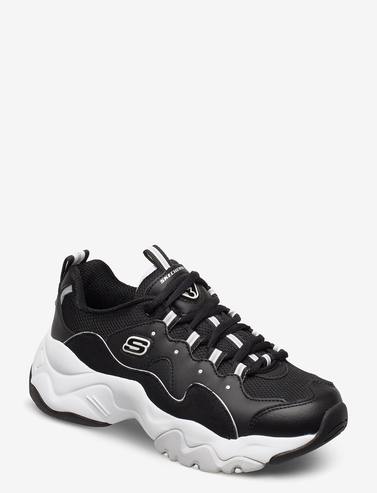 Skechers - Womens D' Lites 3 - Zenway - bkw black white - 0