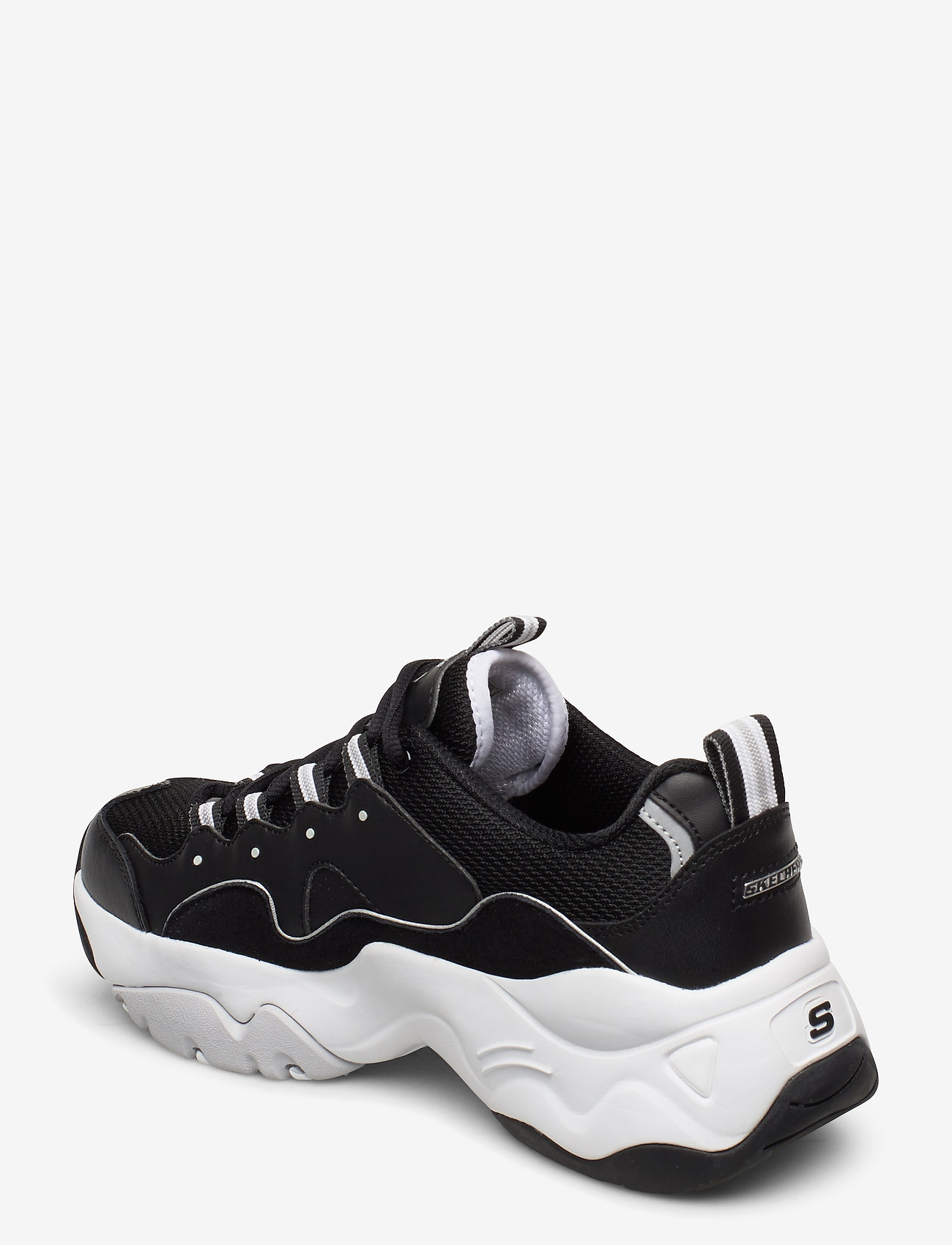 Skechers - Womens D' Lites 3 - Zenway - bkw black white - 2