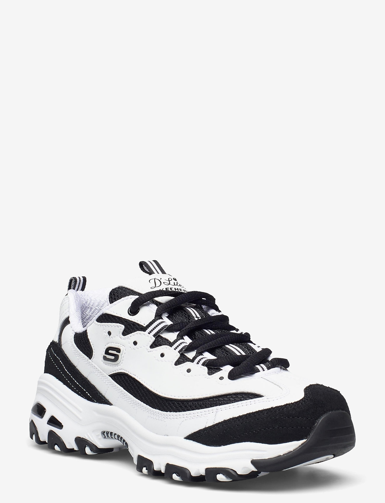 Skechers - Womens D' lites-March Forward - wbk white black - 0
