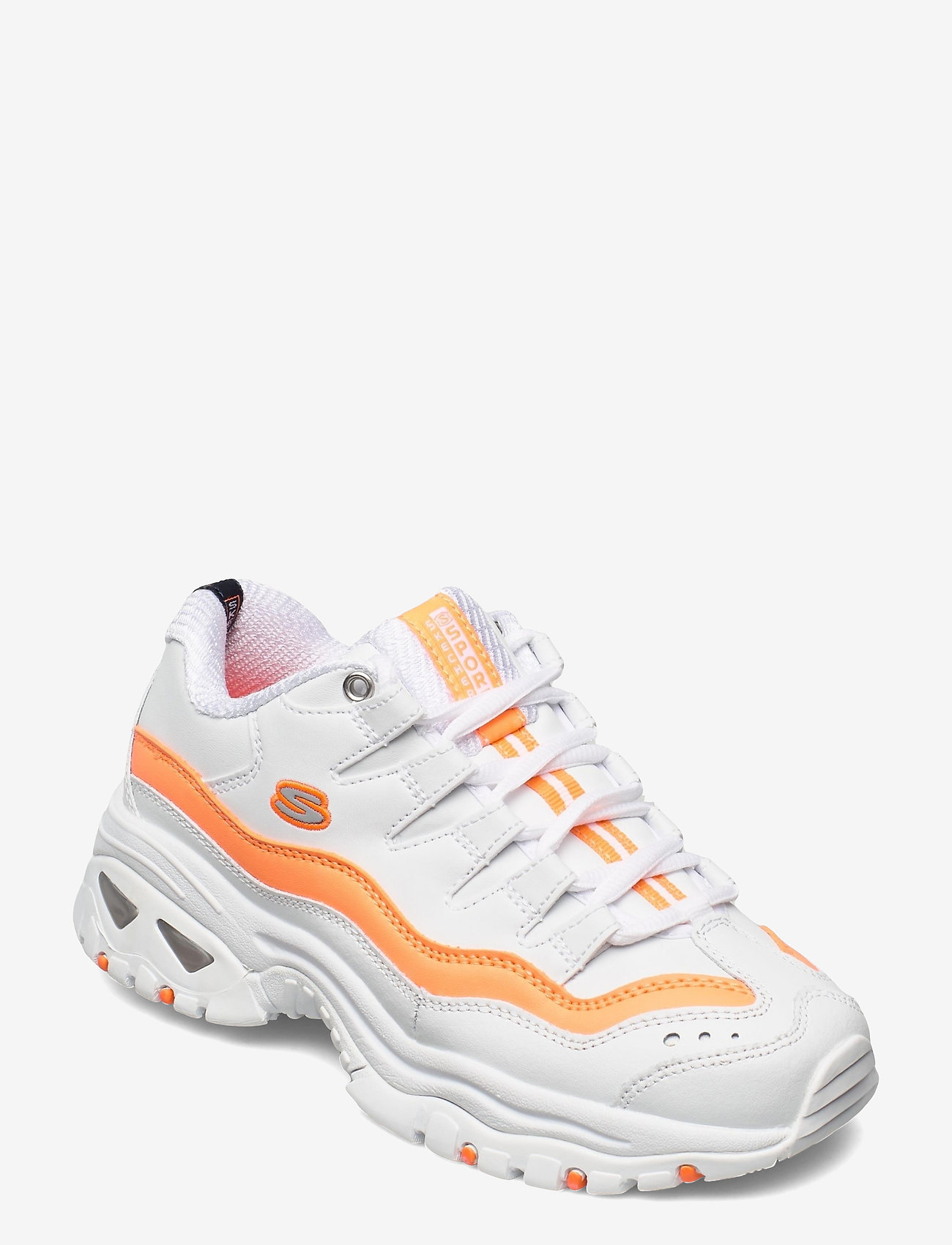 Skechers - Womens Energy - Over Joy - wor white orange - 0