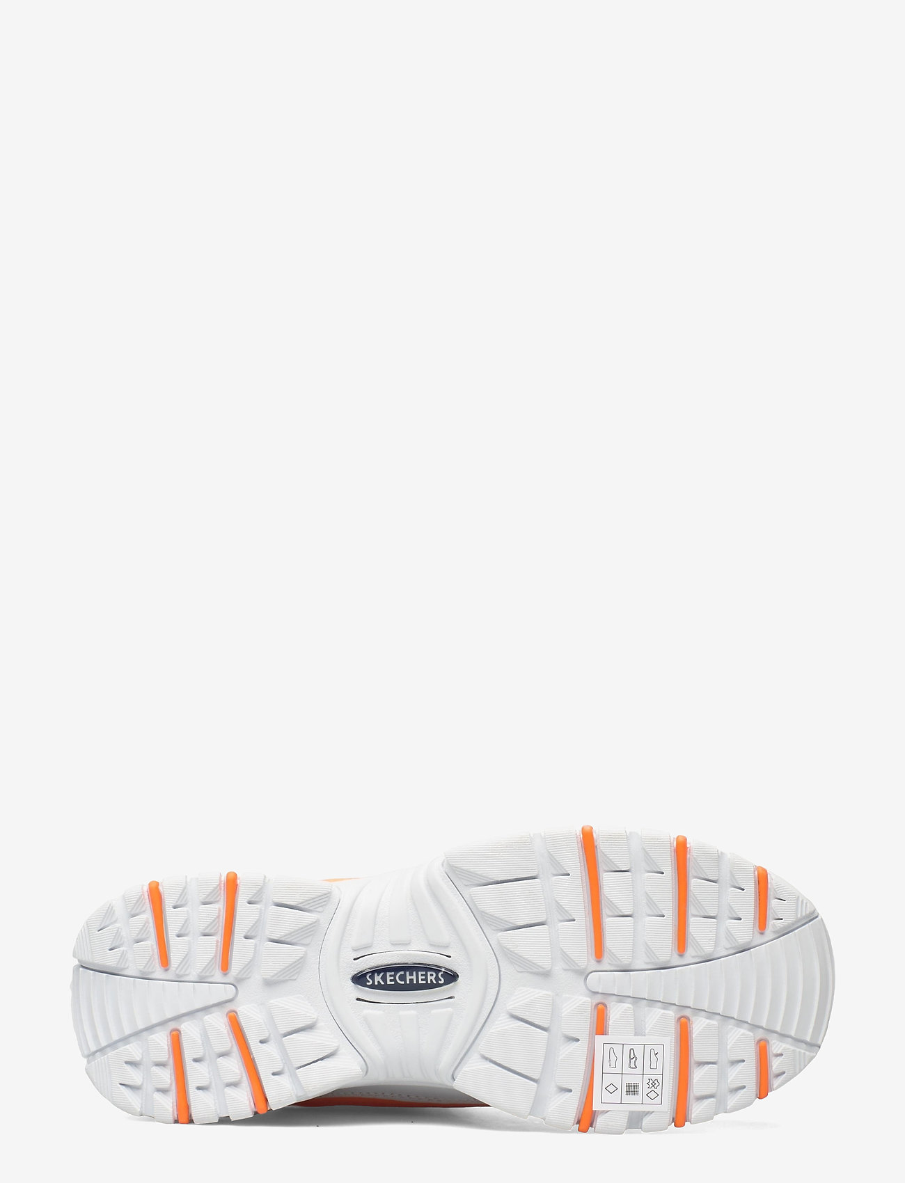 Skechers - Womens Energy - Over Joy - wor white orange - 4
