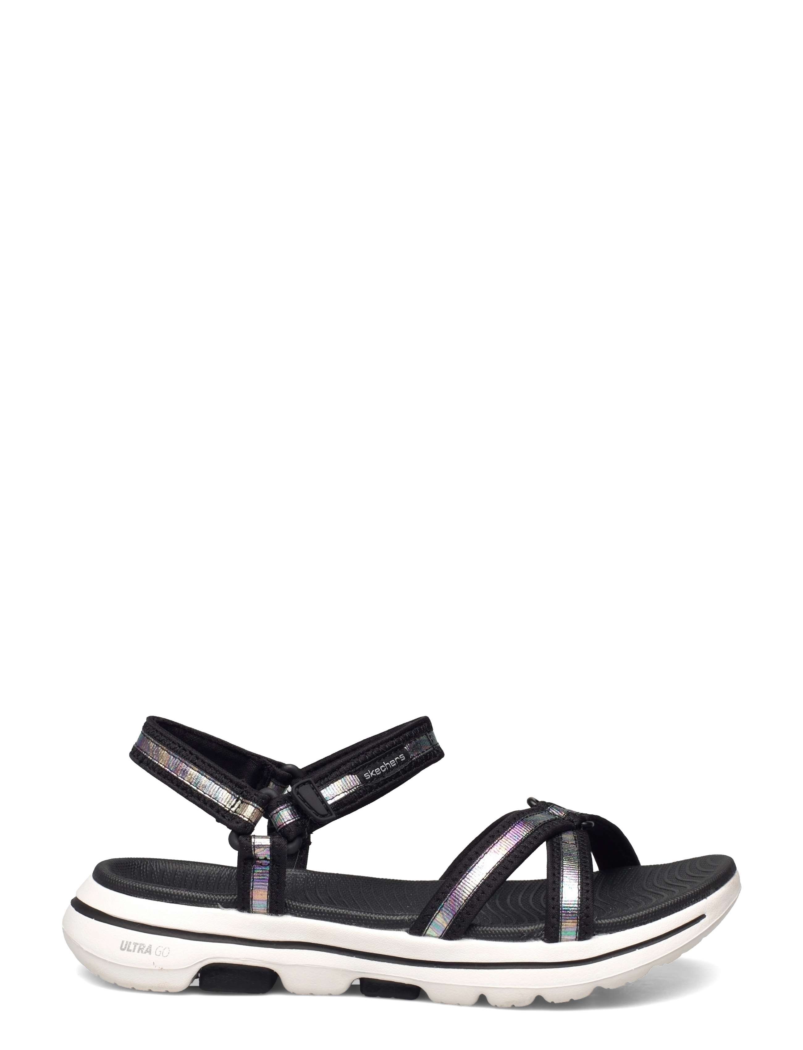 Skechers - Womens Go Walk 5 Sandal - Celestial - bkw black white - 1