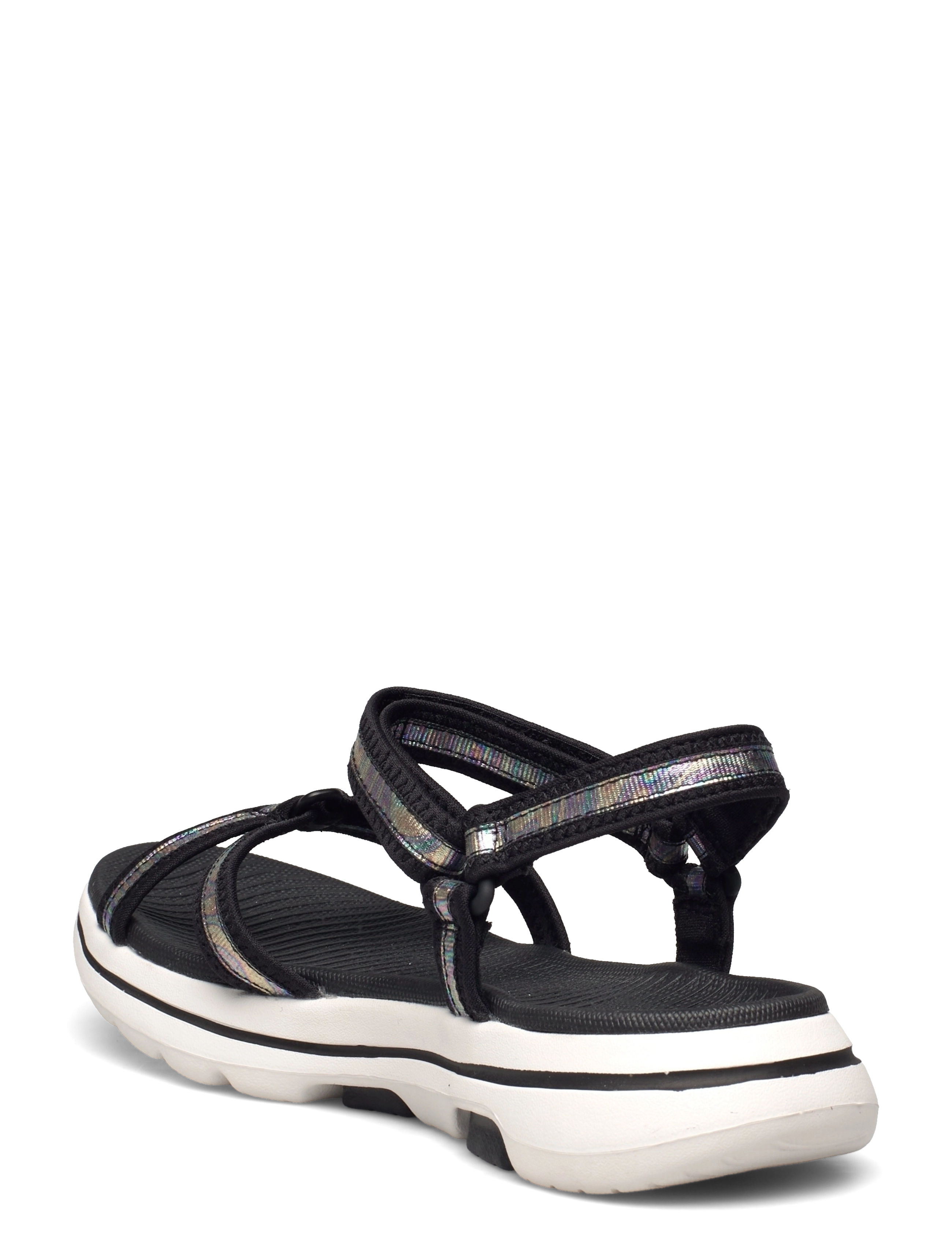 Skechers - Womens Go Walk 5 Sandal - Celestial - bkw black white - 2