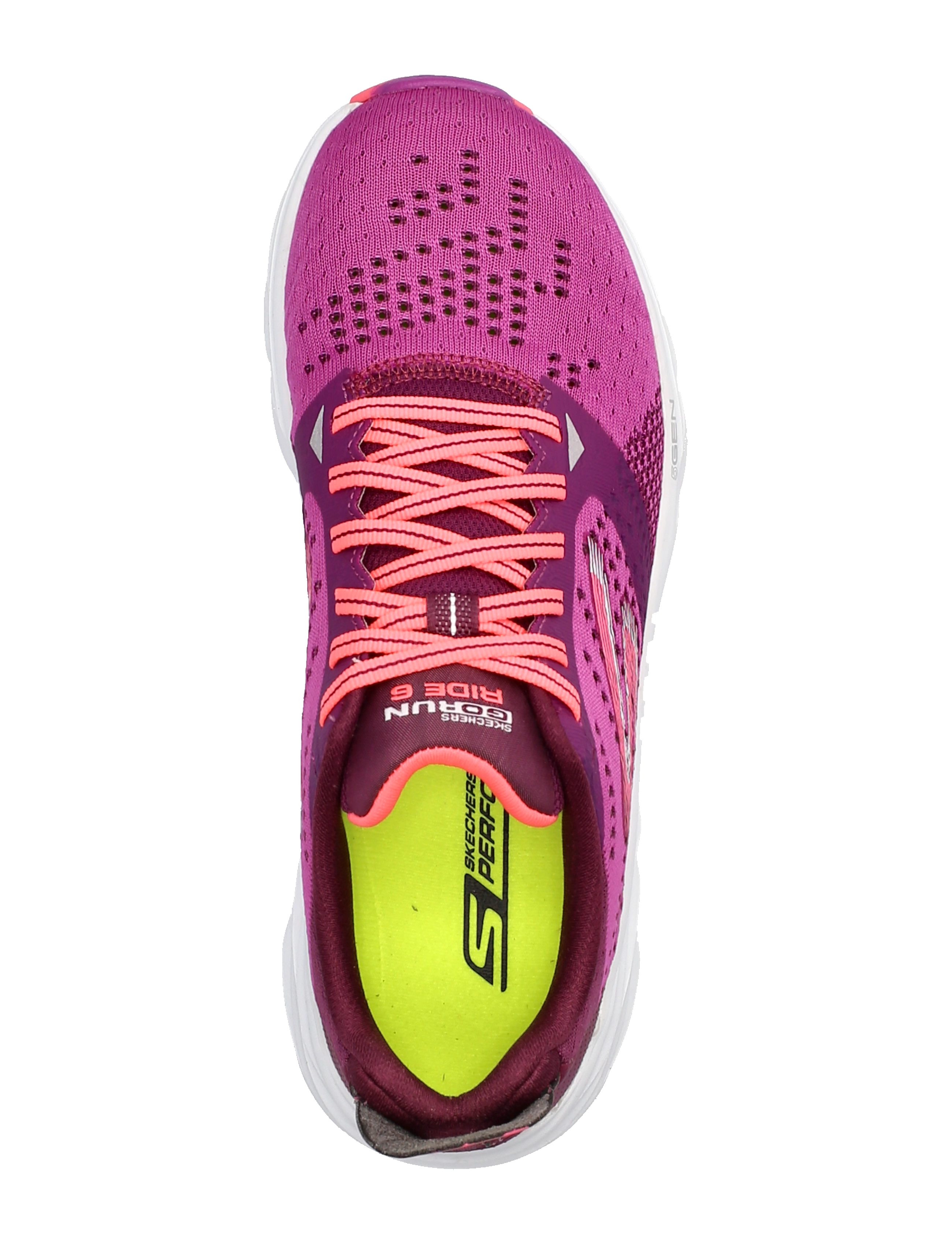 Skechers - Womens GOrun Ride 6 - prhp purple hot pink - 3