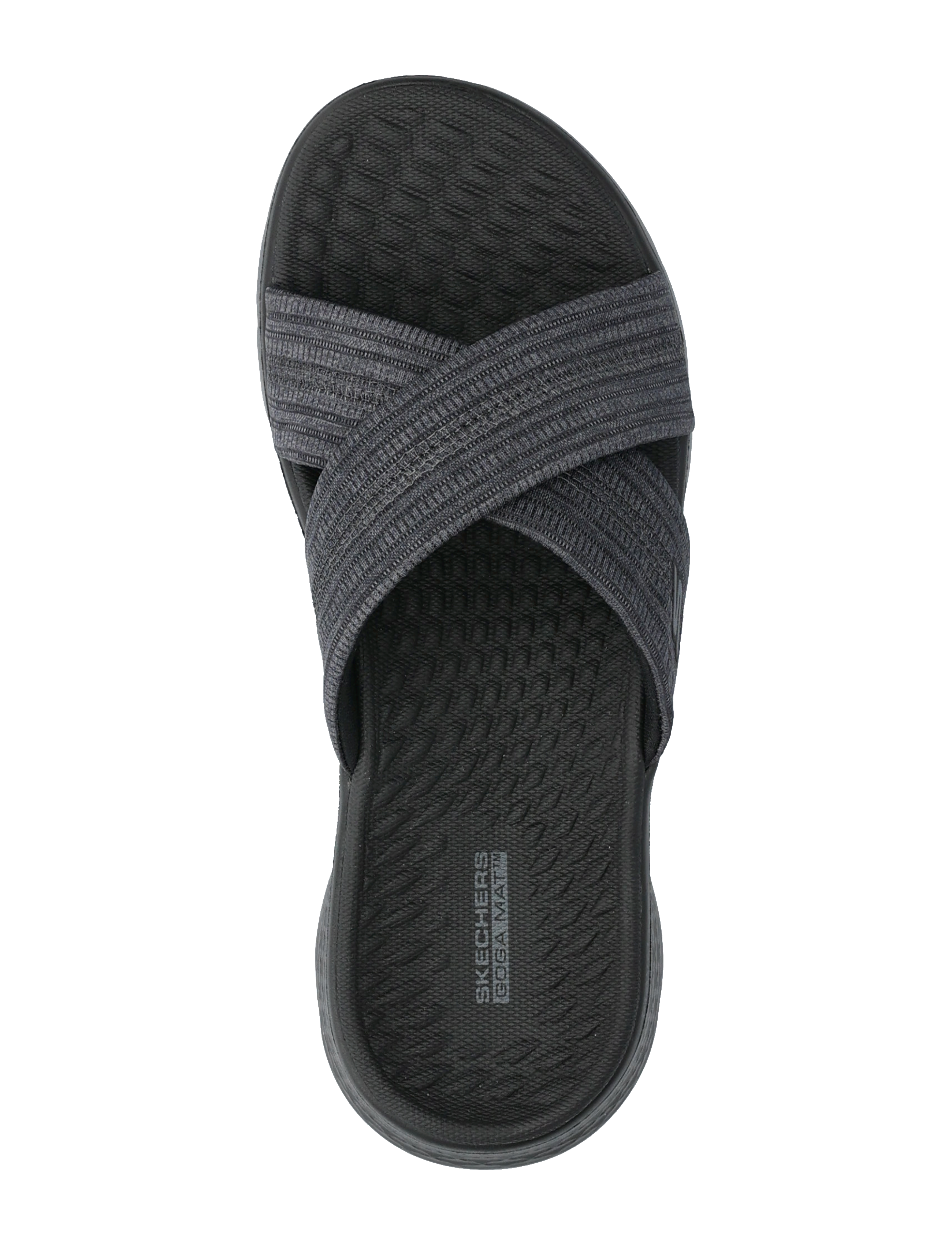 Skechers - GO WALK FLEX SANDAL - IMPRESS - flade sandaler - bkgy - 3