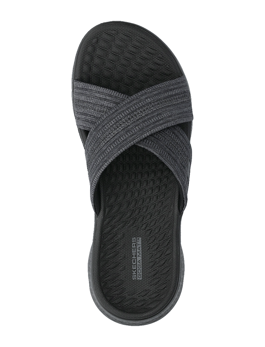 Skechers - GO WALK FLEX SANDAL - IMPRESS - flache sandalen - bkgy - 3