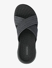Skechers - Womens Go Walk Flex Sandal - platte sandalen - bkgy black grey - 3