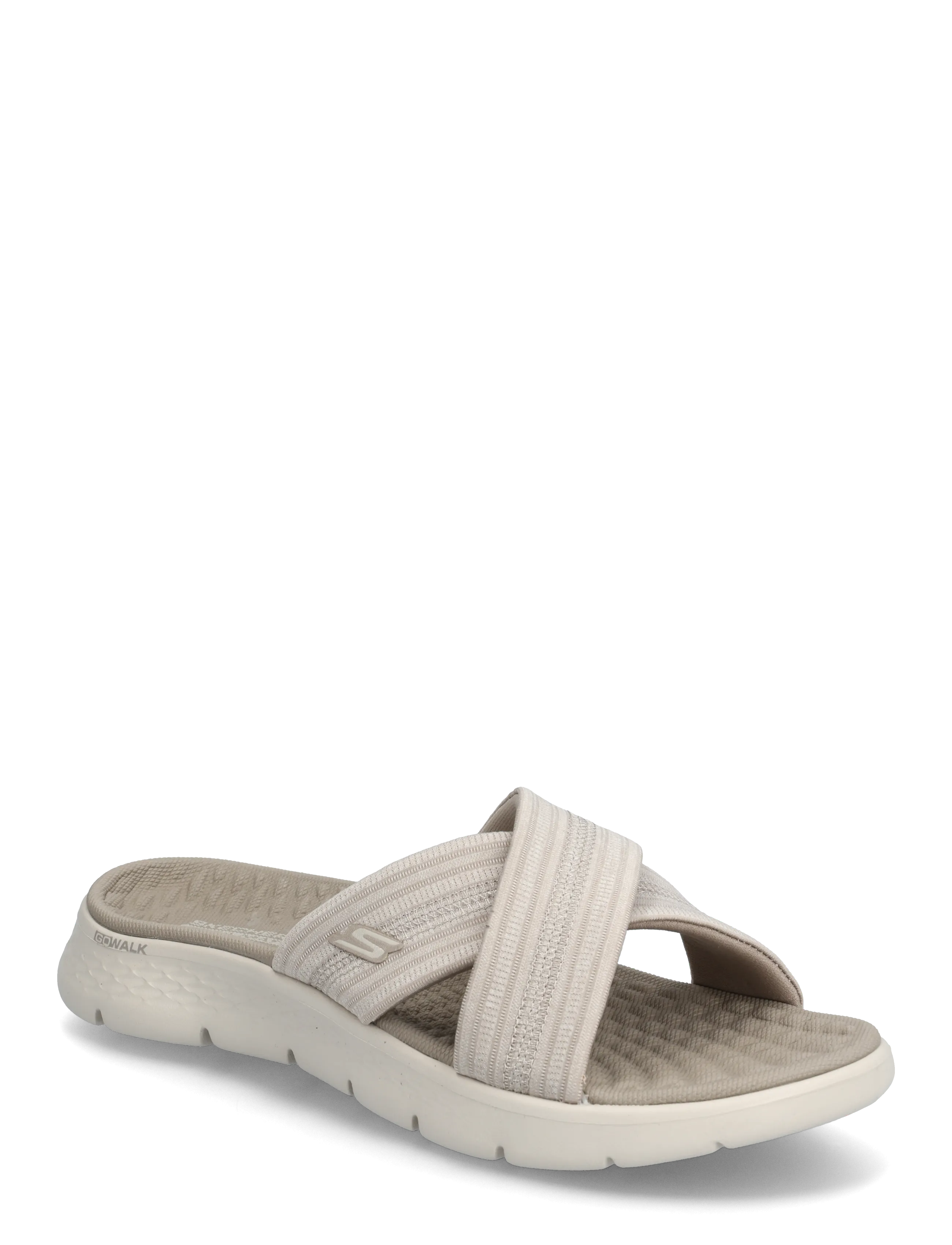 Skechers Go Walk Flex Sandal Impress, 41, Sandals, Grau - Flat, Frauen