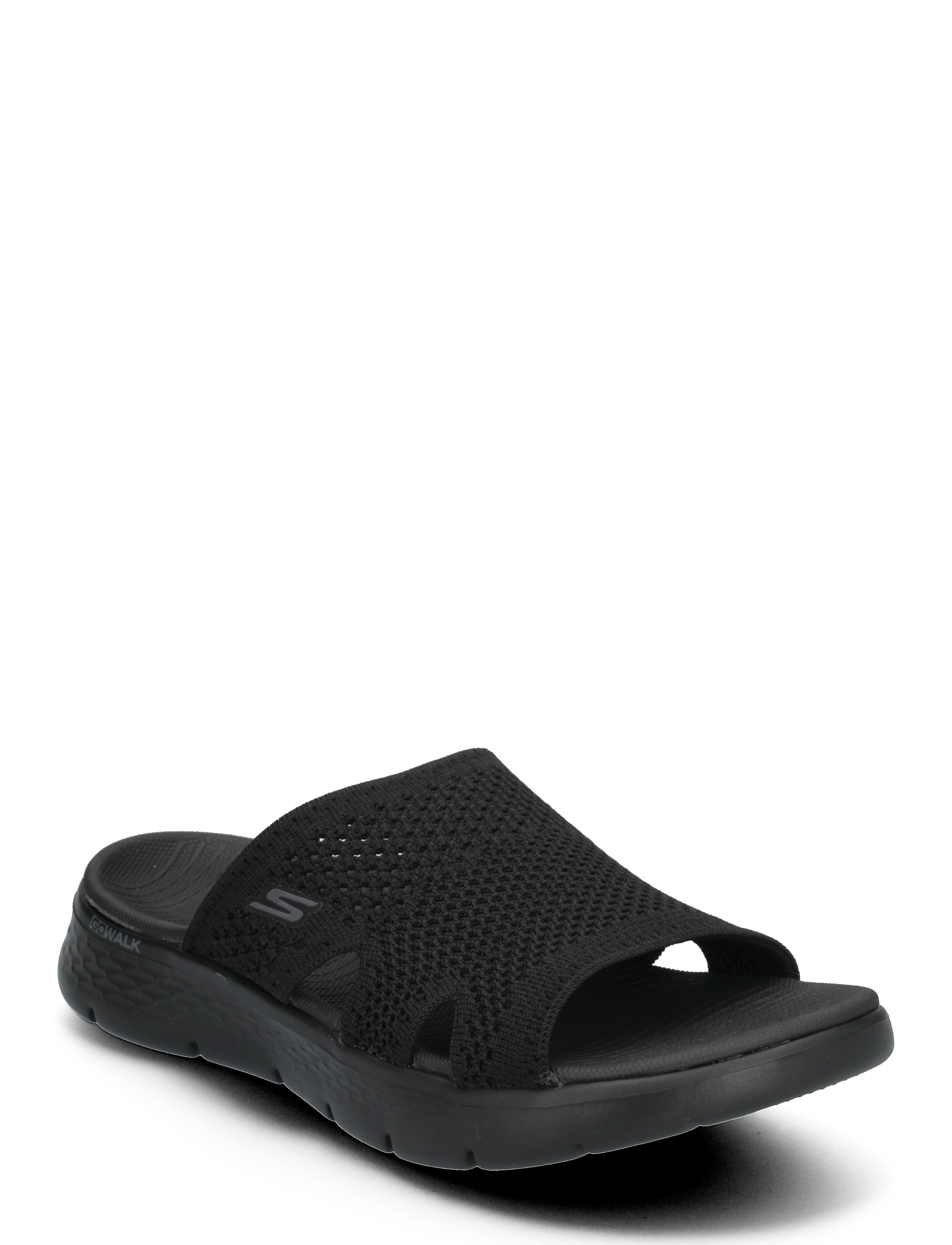 Skechers Women Go Walk Flex Sandal Elation, 39, Sandals, Schwarz - Flat, Frauen