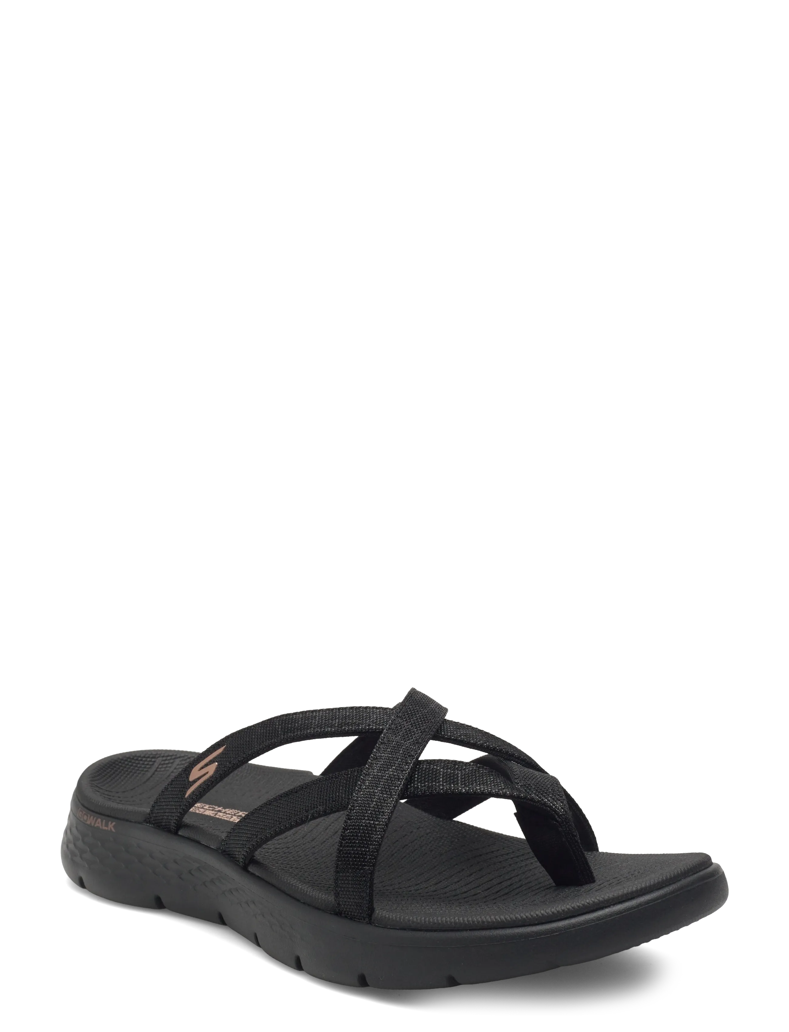 Skechers GO WALK FLEX SANDAL-SSSELENA - Schuhe - BBK / black