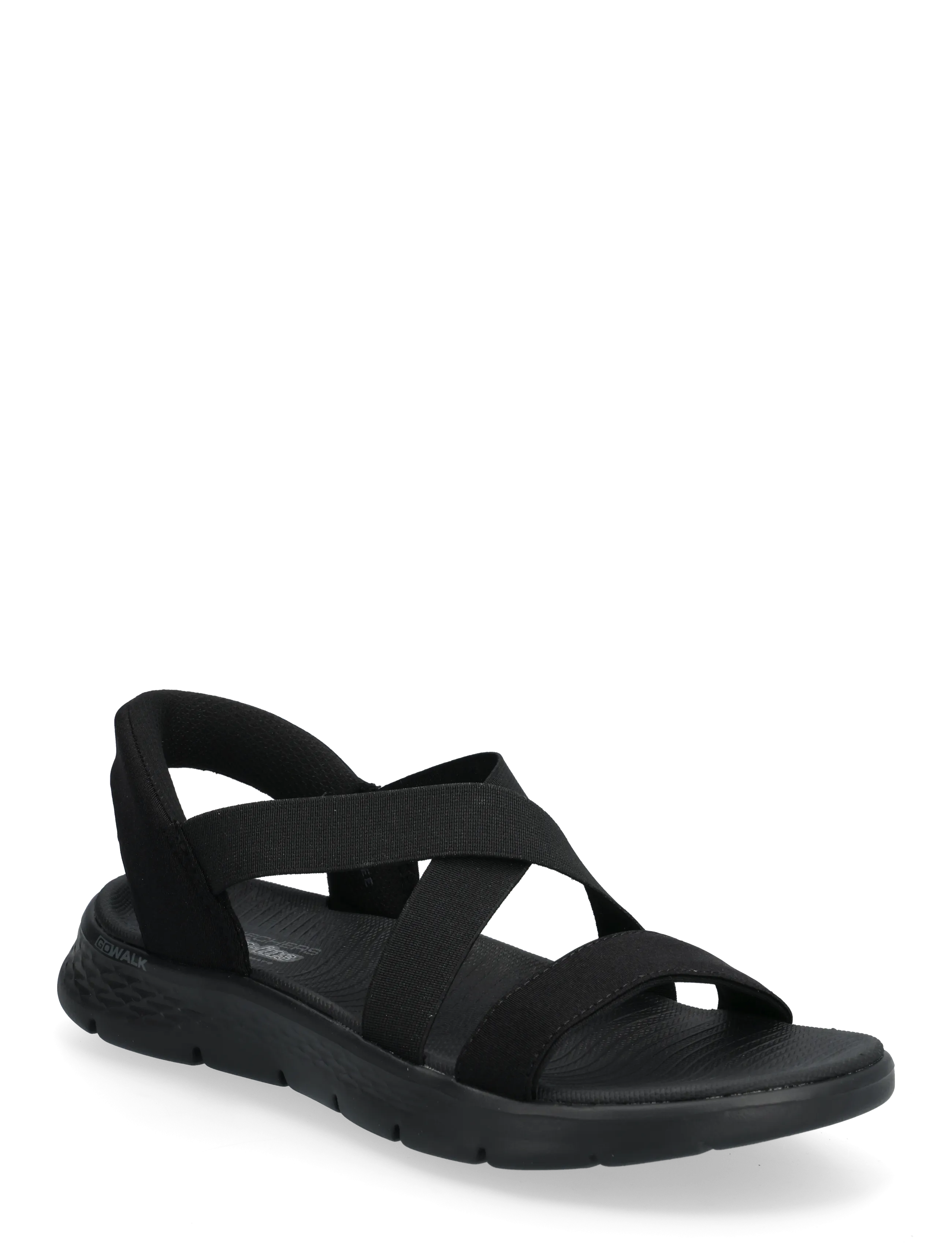 Skechers Go Walk Flex Sandal Glimmer, 41, Sandals, Schwarz - Flat Frauen
