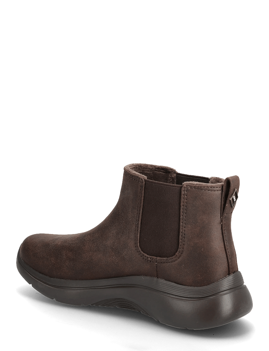 Skechers - GO WALK ARCH FIT 2.0 BOOT CLASSIC CHARM - flat ankle boots - choc - 2