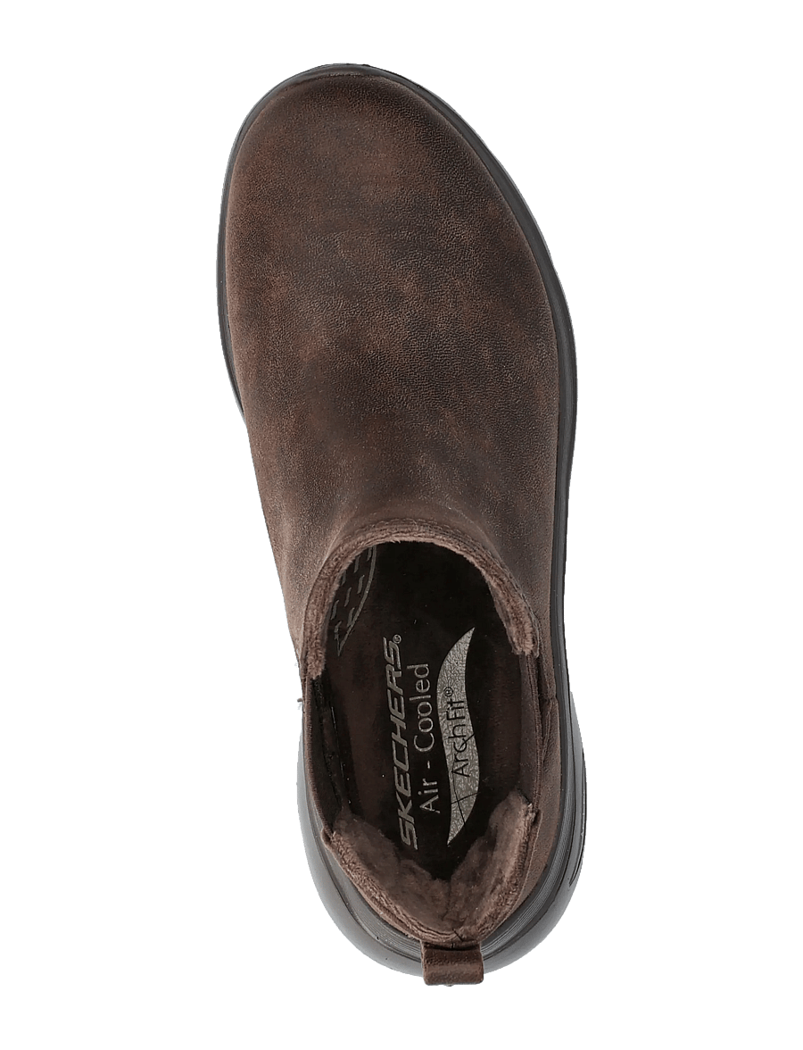 Skechers - GO WALK ARCH FIT 2.0 BOOT CLASSIC CHARM - flat ankle boots - choc - 3
