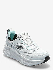 Skechers - Womens Relaxed Fit: D'Lux Walker - Infinite Motion - lave sneakers - wbk white black - 0