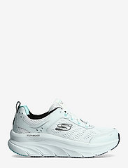 Skechers - Womens Relaxed Fit: D'Lux Walker - Infinite Motion - lave sneakers - wbk white black - 1