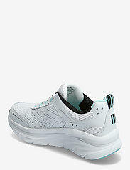 Skechers - Womens Relaxed Fit: D'Lux Walker - Infinite Motion - lave sneakers - wbk white black - 2