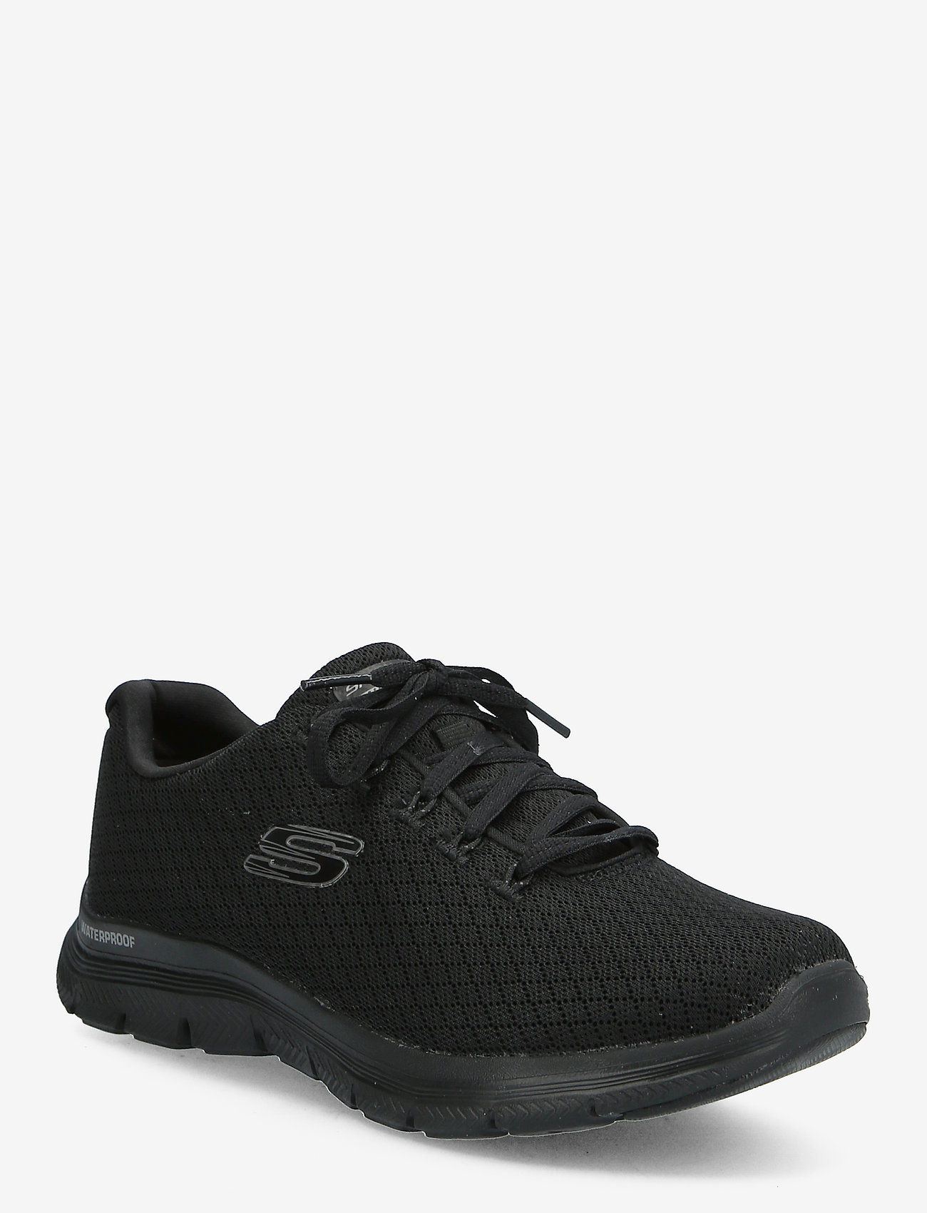 Skechers - Womens Flex Appeal 4.0 - Waterproof - madala säärega tossud - bbk black - 0