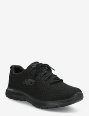 Skechers - Womens Flex Appeal 4.0 - Waterproof - sportiska stila apavi ar pazeminātu potītes daļu - bbk black - 0