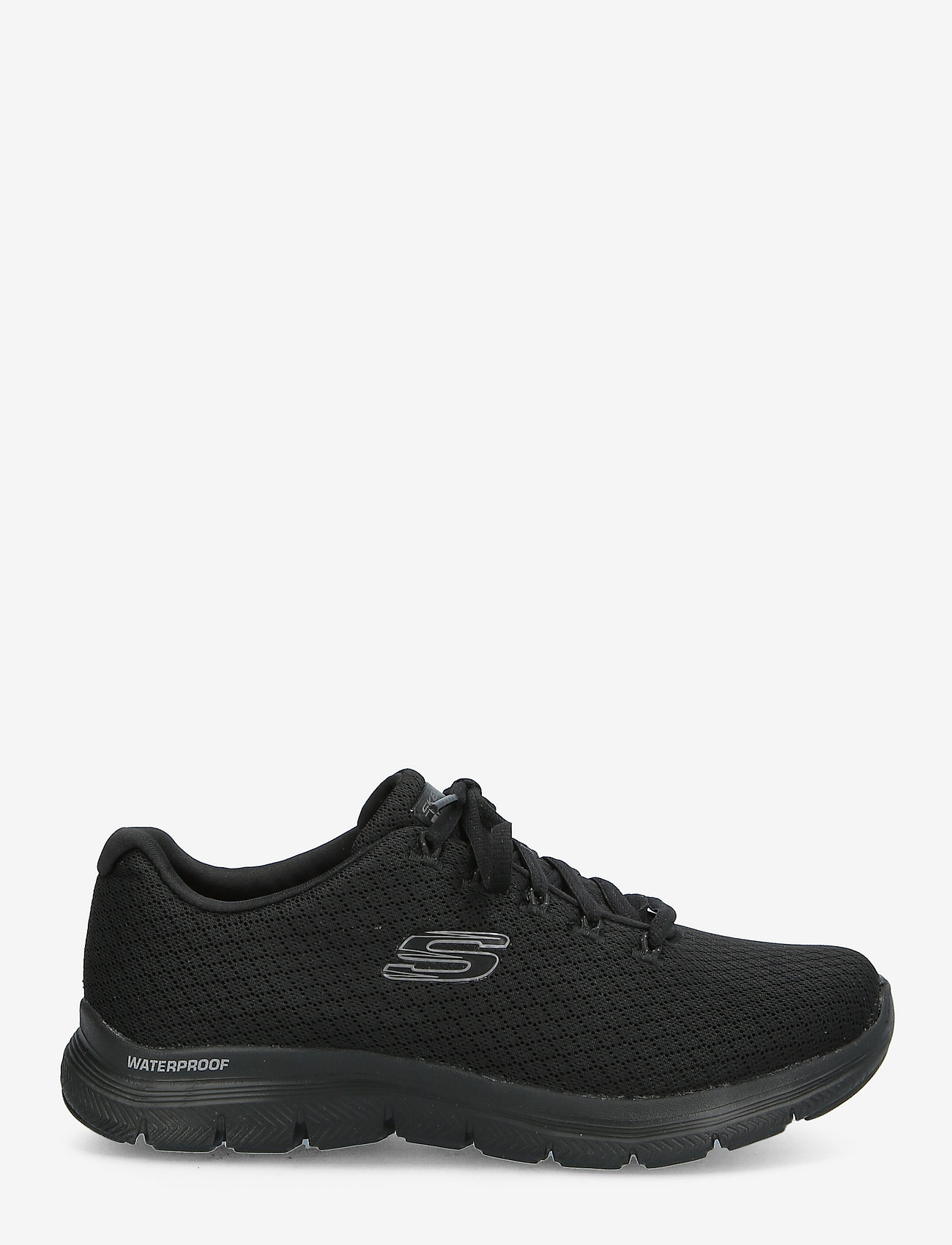 Skechers - Womens Flex Appeal 4.0 - Waterproof - sportiska stila apavi ar pazeminātu potītes daļu - bbk black - 1
