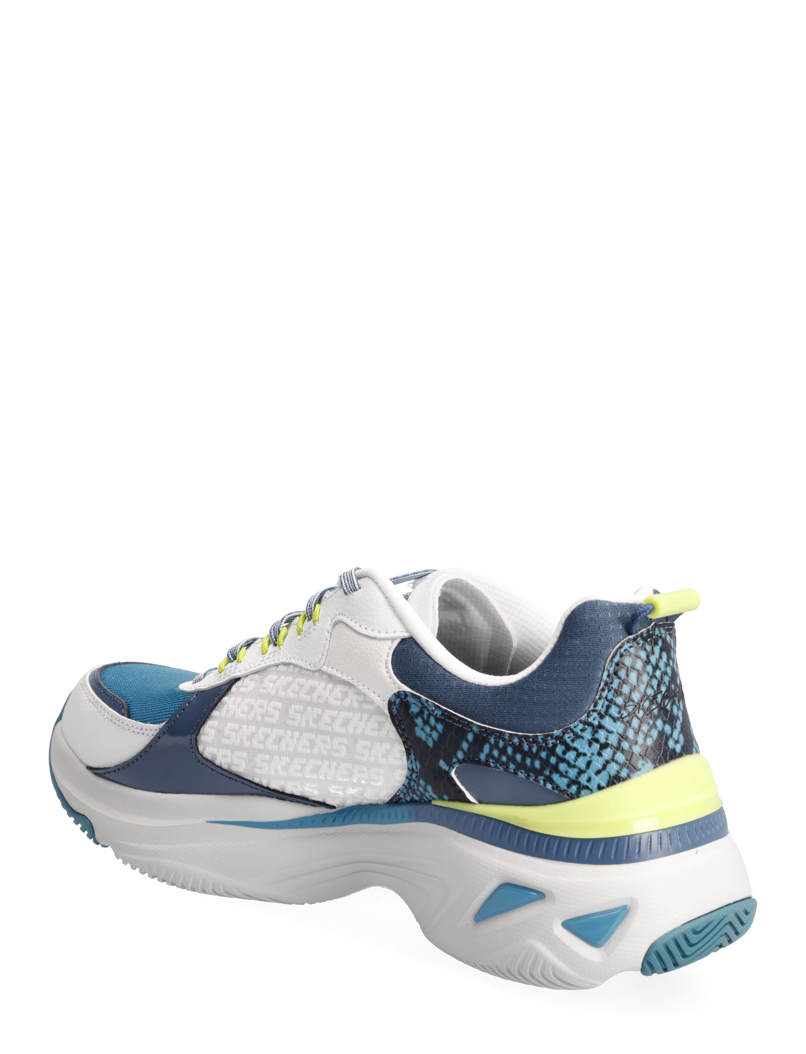 Skechers - Womens Energy Racer - Oh So Cool - wtql white turquoise lime - 2