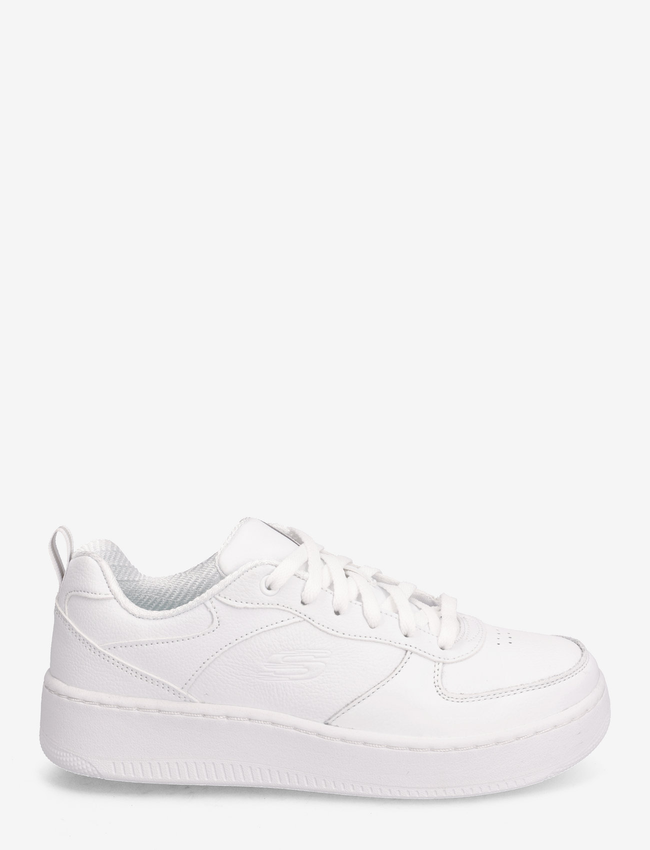 Skechers - Womens Sport Court 92 - Illustrious - sportiska stila apavi ar pazeminātu potītes daļu - wht white - 1