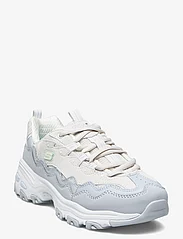 Skechers - Womens D'Lites - chunky sneaker - wpw white periwinkle - 0