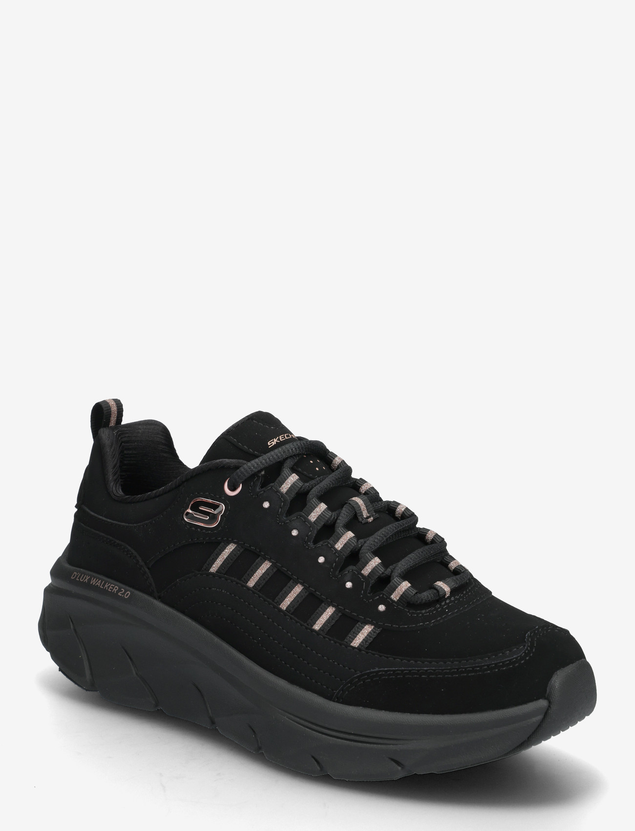 Skechers - D'LUX WALKER 2.0-GOLDEN STEP - chunky sneakers - bkrg - 0