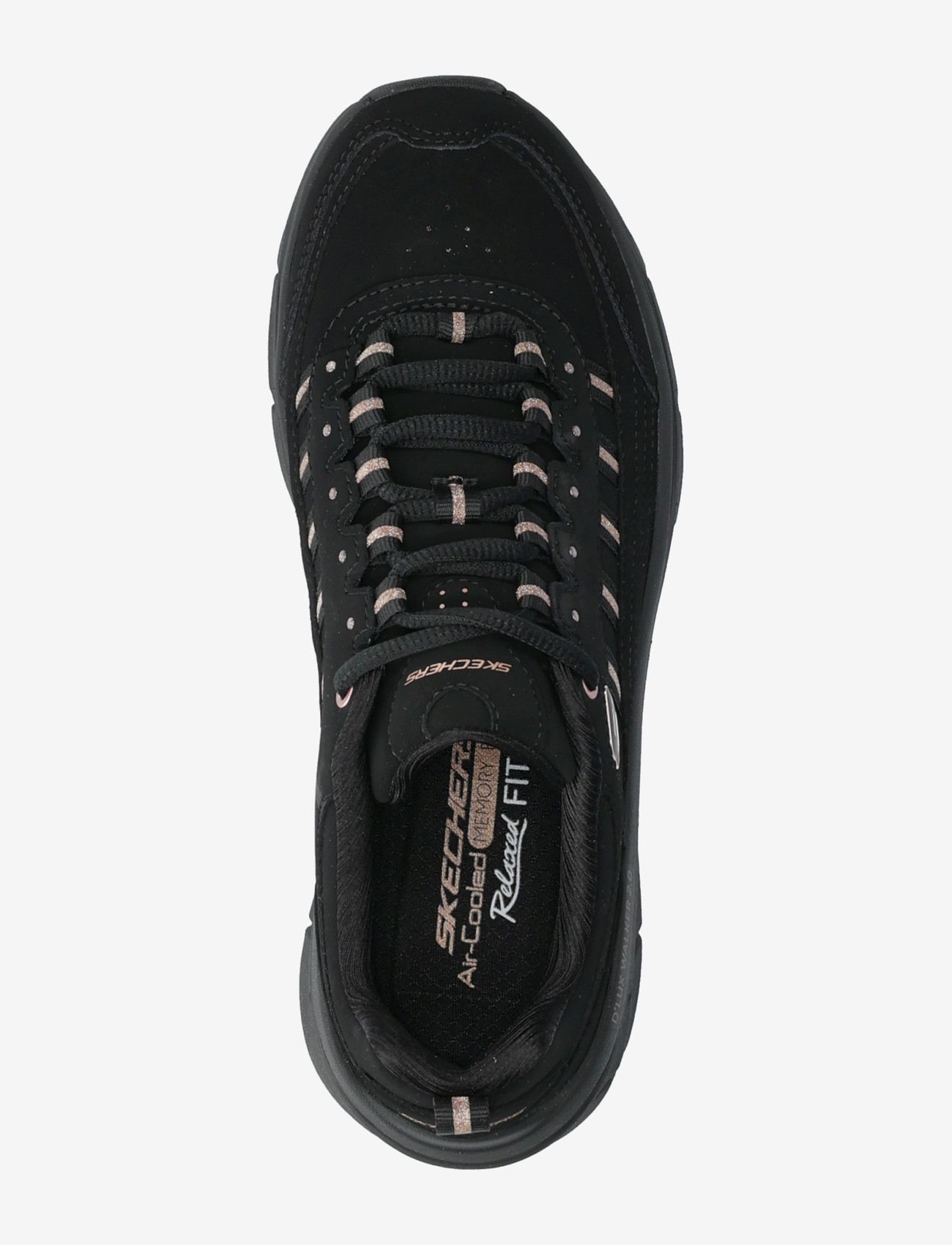 Skechers - D'LUX WALKER 2.0-GOLDEN STEP - chunky sneakers - bkrg - 3