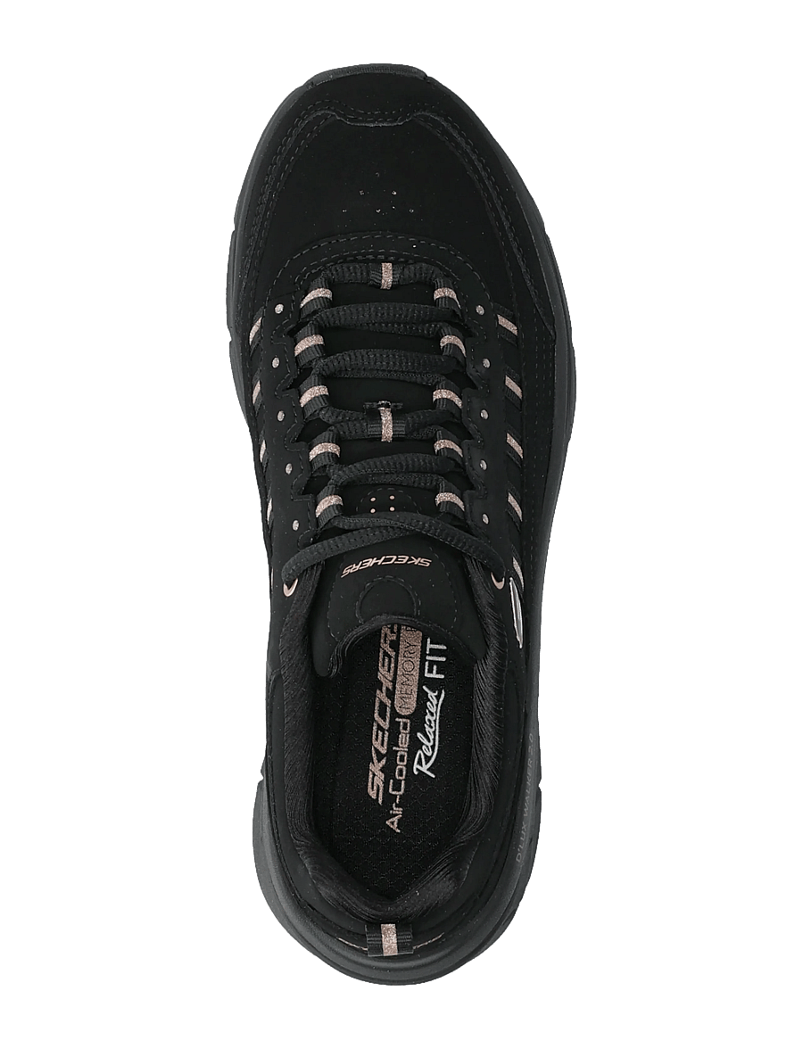 Skechers - D'LUX WALKER 2.0-GOLDEN STEP - chunky sneakers - bkrg - 3