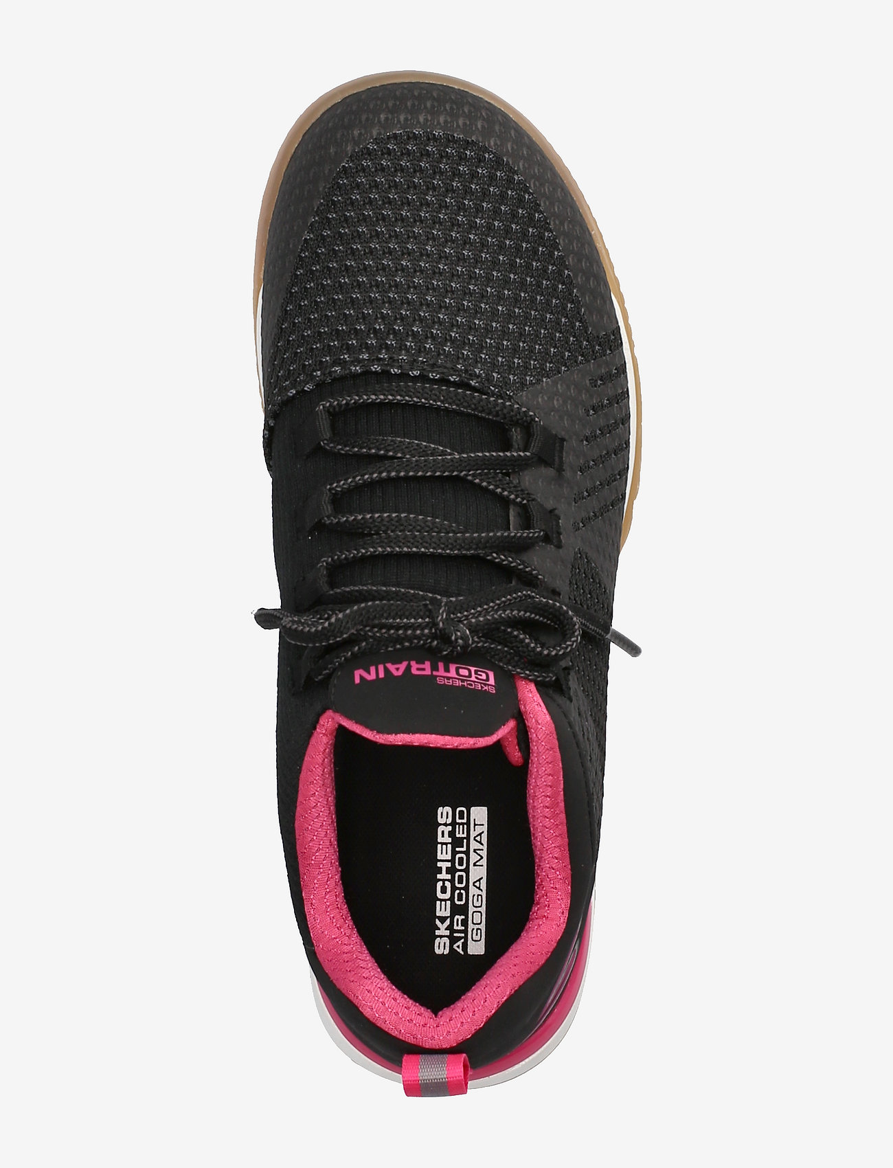 Skechers - Womens Go Train - bkhp black hot pink - 3