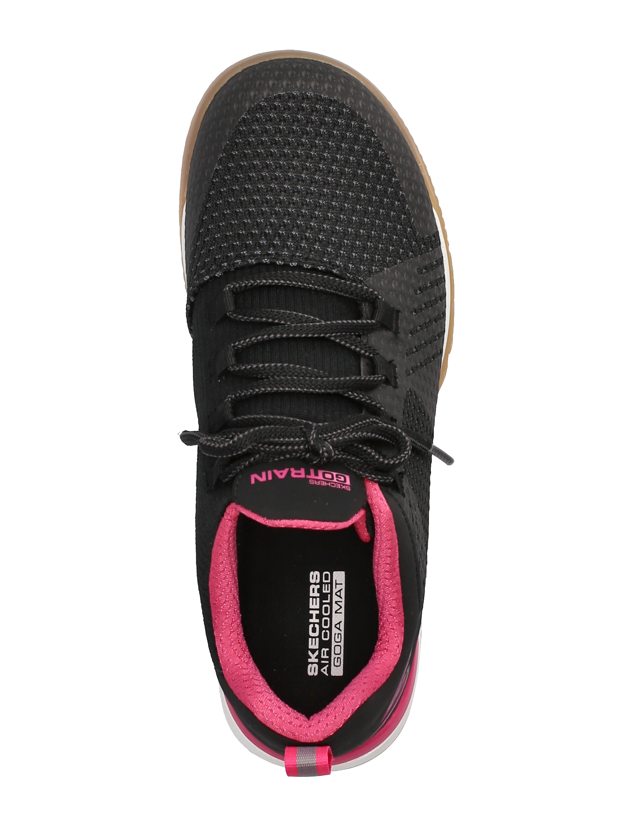 Skechers - Womens Go Train - bkhp black hot pink - 3