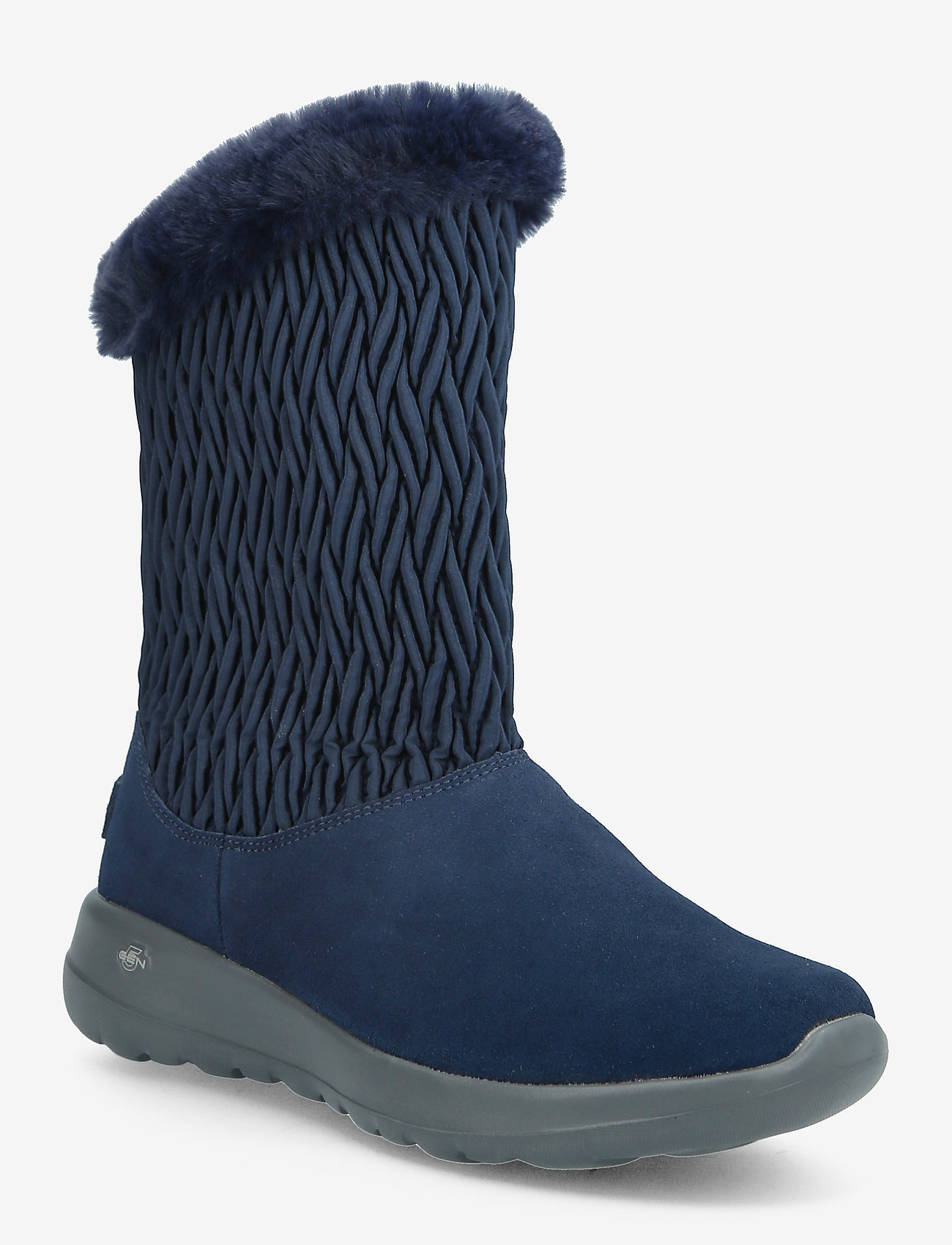 Skechers - Womens On-The-Go Joy - Snow Bunny - nvgy navy grey - 0