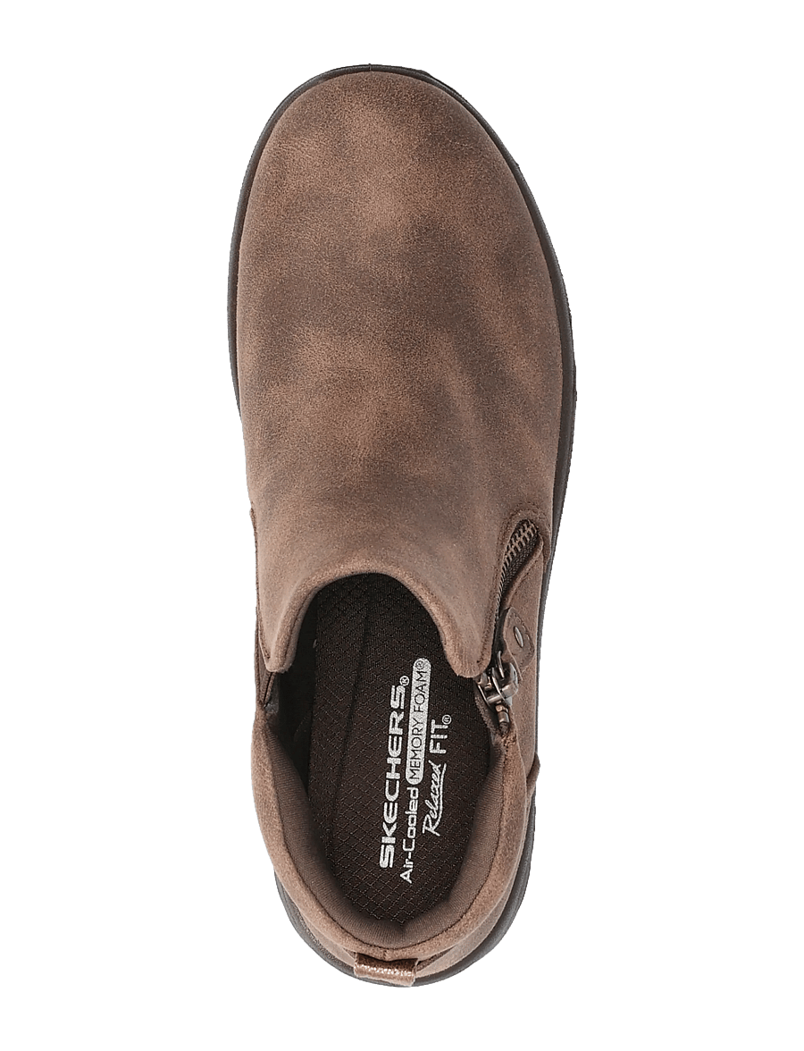 Skechers - LOVELY VIBE FALL IN BLOOM - madalad poolsaapad - choc - 3