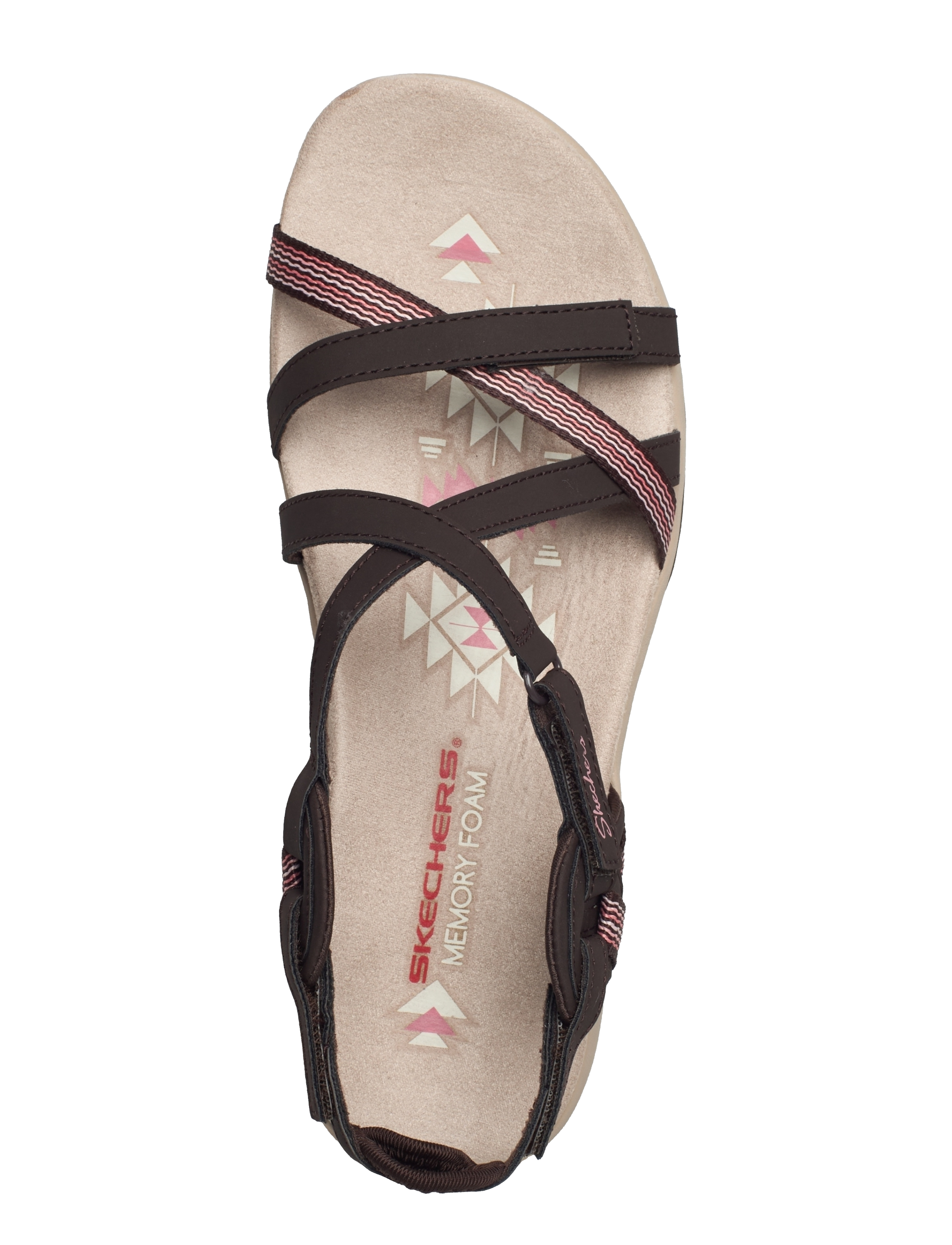 Skechers - Womens Reggae Slim - Sun Array - choc chocolate - 3