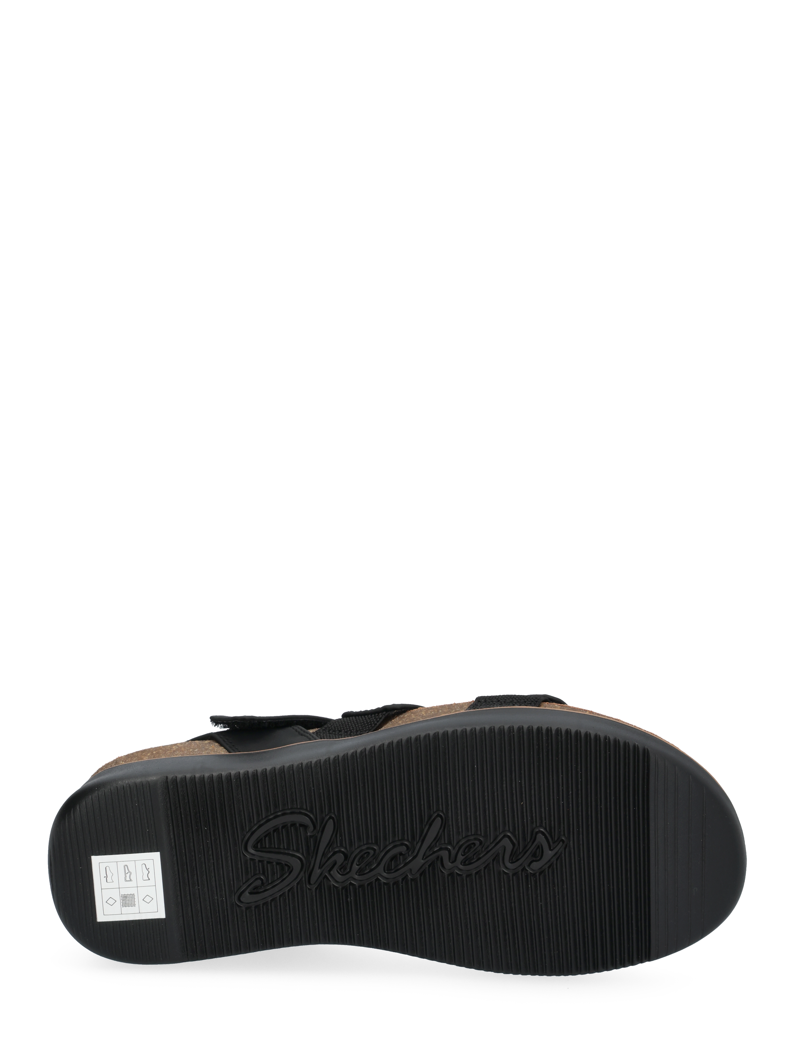 Skechers - Womens Lifted Comfort Sandal - blk black - 4